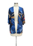 Chico's · Open Drape Cardigan · Medium · NavyMulti