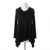 Kensie · Tunic Cowl Neck Top · Large · Black