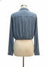 Splendid · Chambray Cropped Jacket · Medium · Chambray