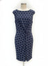 Ralph Lauren · Cap Sleeve Dress Twist front detail · 18 · NavyWhite Polka-Dots