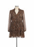 Lauren Conrad · Longsleeve Dress · Small · BrownFloral
