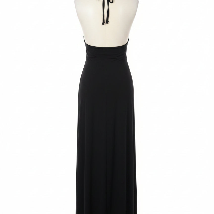 Tommy Bahama · Halter Dress · Medium · Black