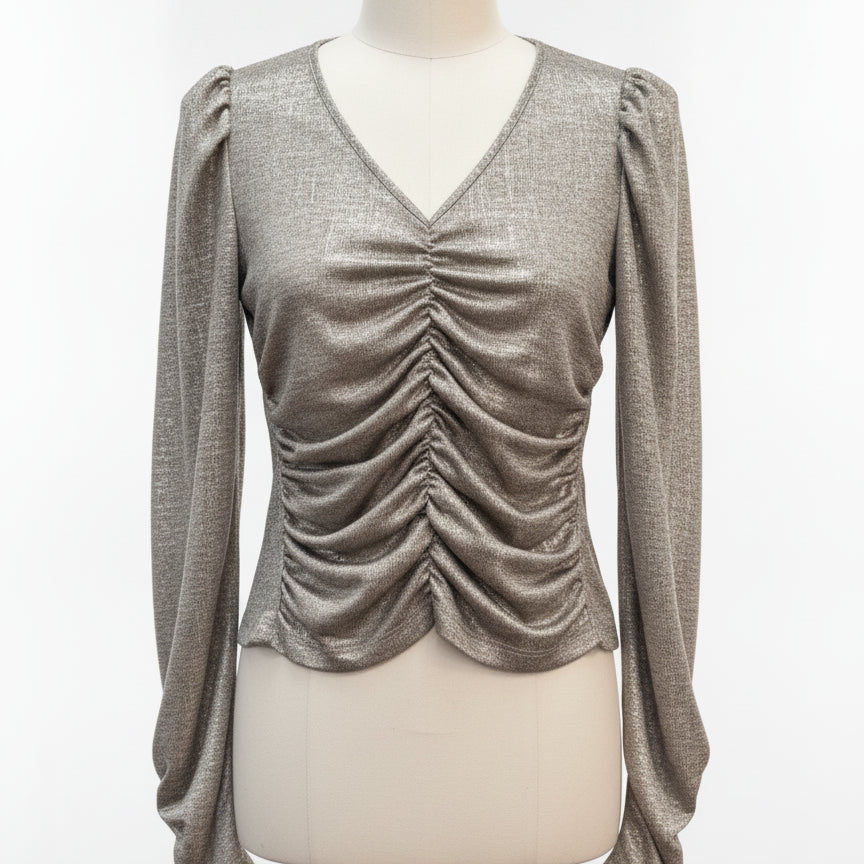 Rachel Zoe · LongSleeve Top · Small · Gold