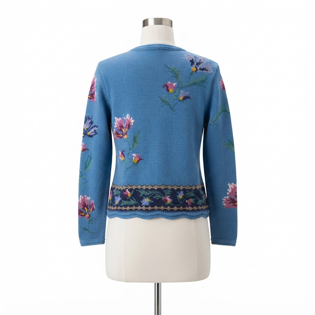 ColdwaterCreek · Vintage Cardigan · Small · Blue
