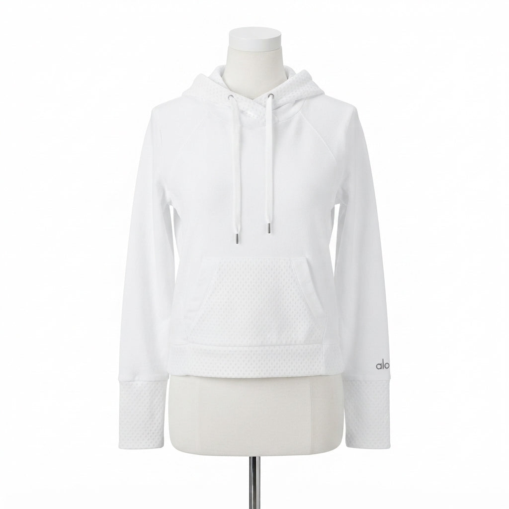 Alo · Hoodie · Medium · White
