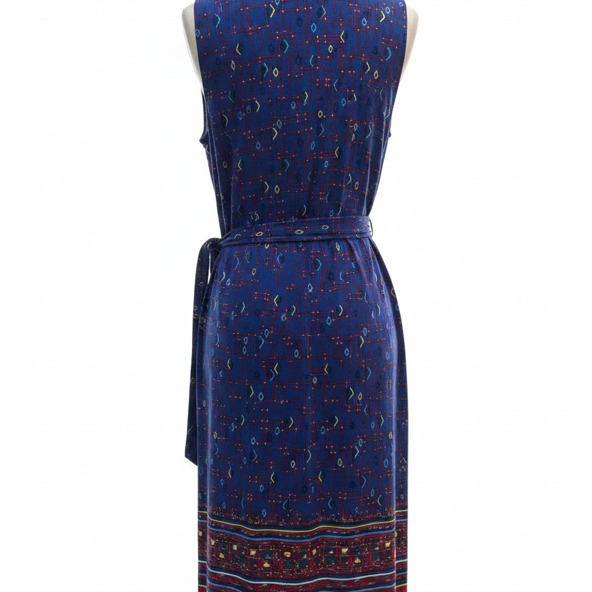 Anne Klein · Wrap Dress · 12 · NavyRed