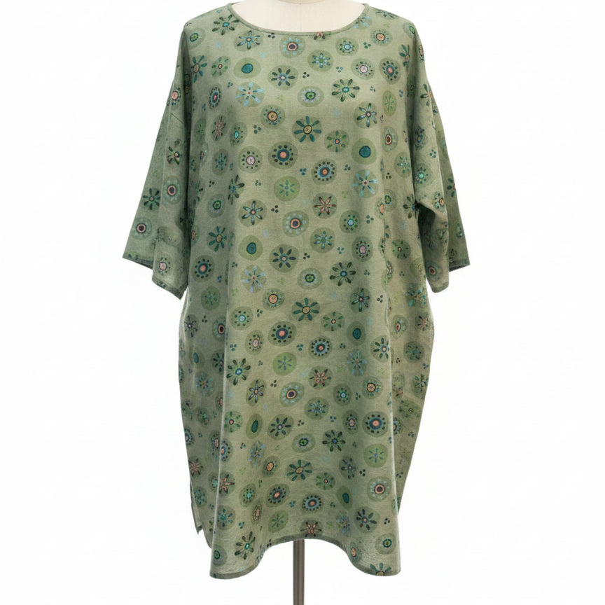 Gudrun Sjödén · Dress · Large · GreenFloral