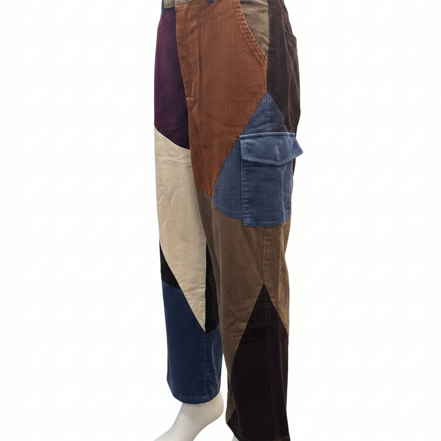 Kina&Tam · Rough Patch Pants · 2 · BrownMulti