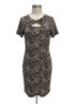 Vince Camuto · ShortSleeve Dress Cheetah Keyhole · Small · Cheetah