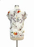 Amour Vert · Cap Sleeve Top · Small · White Floral