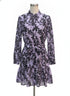 Simply Vera · Longsleeve Dress · Medium · Purple and Black