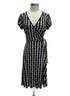 Donna Morgan · Wrap Dress · 12 · BlackCream