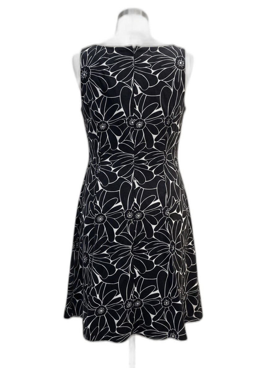 RalphLauren · Dress · 14 · BlackWhite Floral