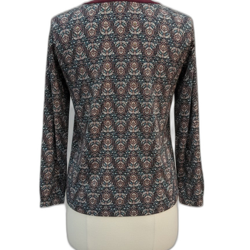 J.Jill · LongSleeve Top · XSmall · TealBrown