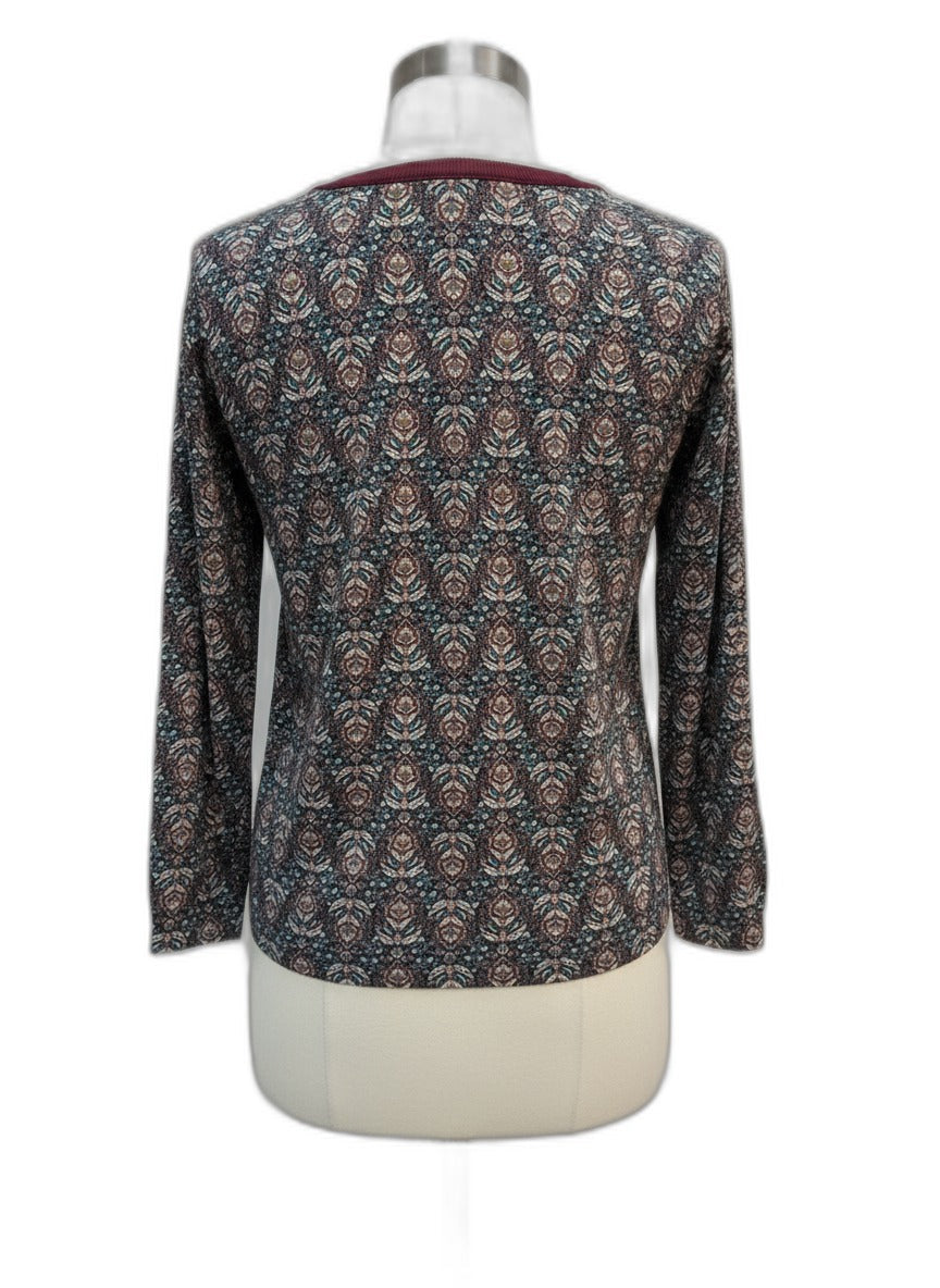 J.Jill · LongSleeve Top · XSmall · TealBrown