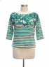 LOFT · Shirt · Small · Green, White Floral