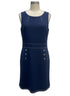 En Focus · Sleeveless Dress · 12 · Navy