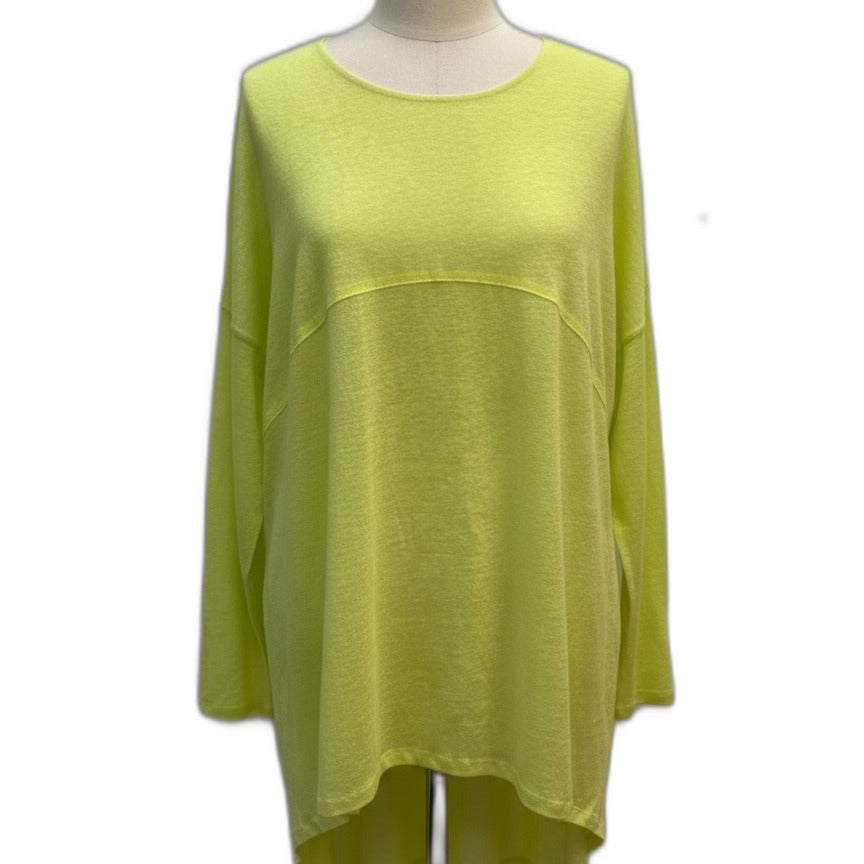 Anthropologie · Blue Tassel Long Sleeve Tunic Top · XLarge · Neon