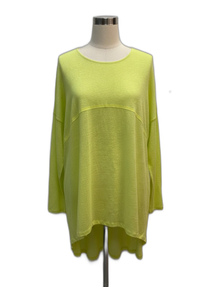 Anthropologie · Blue Tassel Long Sleeve Tunic Top · XLarge · Neon