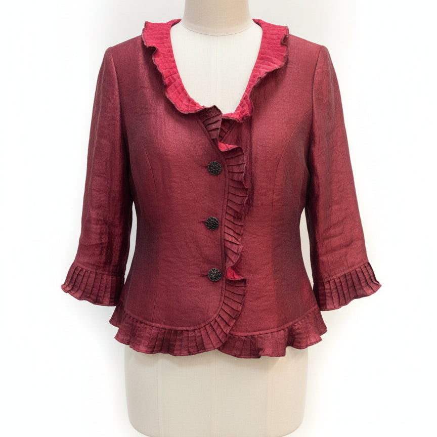 Carlisle New York · Evening Jacket · Medium · Garnet