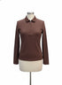 Greg Norman · 1/4 Zip Pullover · Medium · Brown