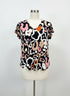 Masai · Cap Sleeve Top · 1X · BlackCream