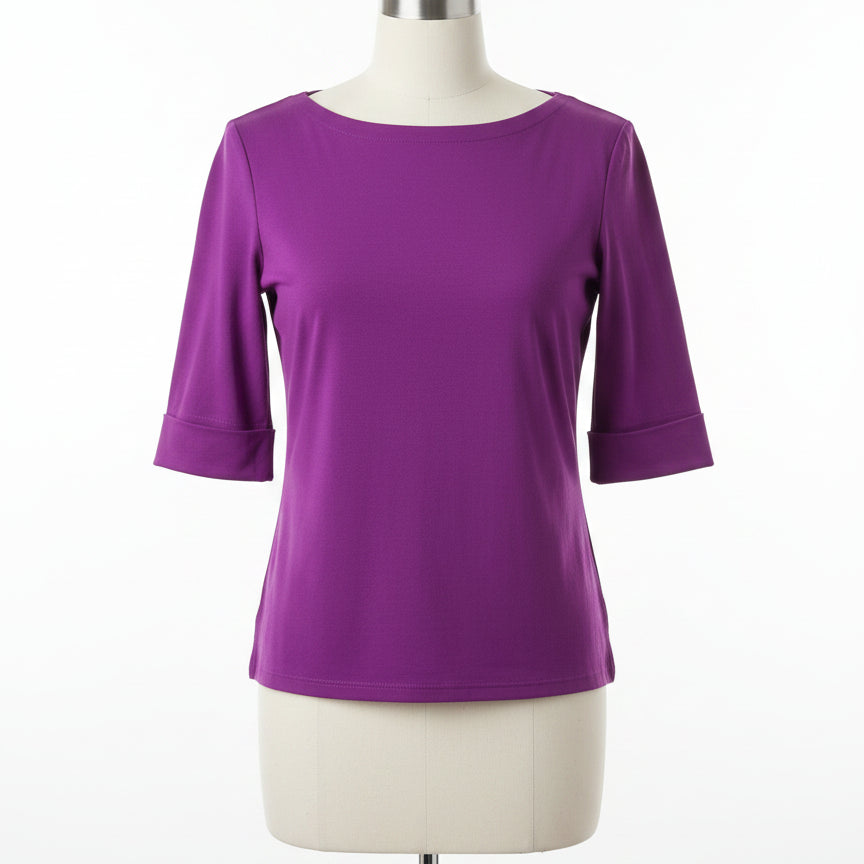 RalphLauren · Elbow Length Top · Medium · Berry