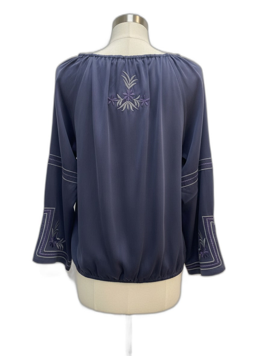 Anthropologie · Blue Tassel · Large · NavyGray