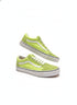 Vans · Canvas Suede Sneakers · 9 · Chartreuse