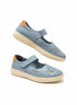 FashionShoes · Sonata · 9.5 · Blue Leather