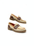 Pikolinos · Aldaya penny loafers · 7.5 · Cream/Brown