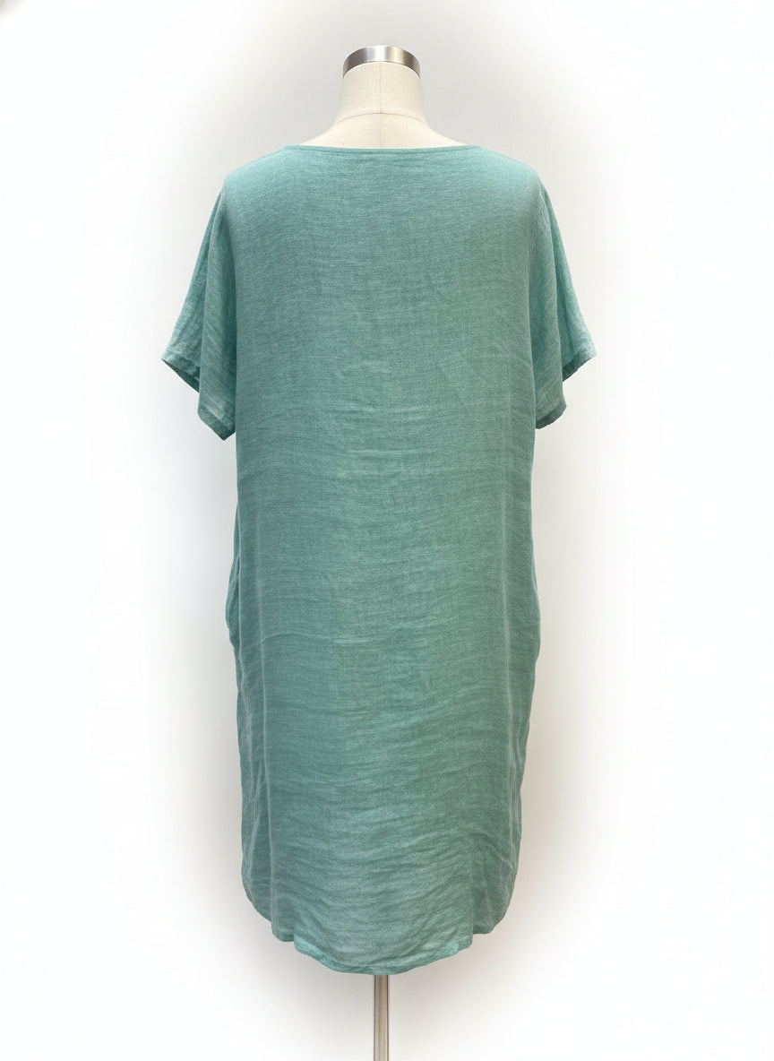 The Clothes Rack · ShortSleeve Dress · 1X/2X · Seafoam