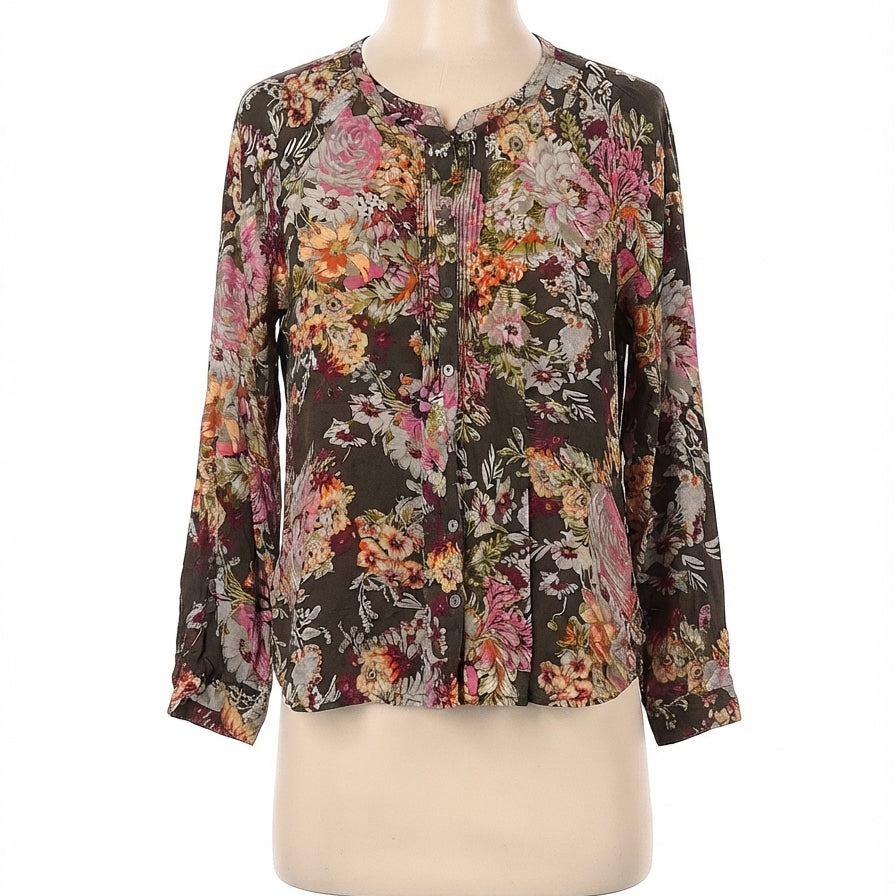 J. Jill · Blouse · XSmall · BrownFloral