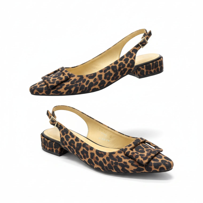 Chinese Laundry · Slingback Flats · 7.5 · Cheetah
