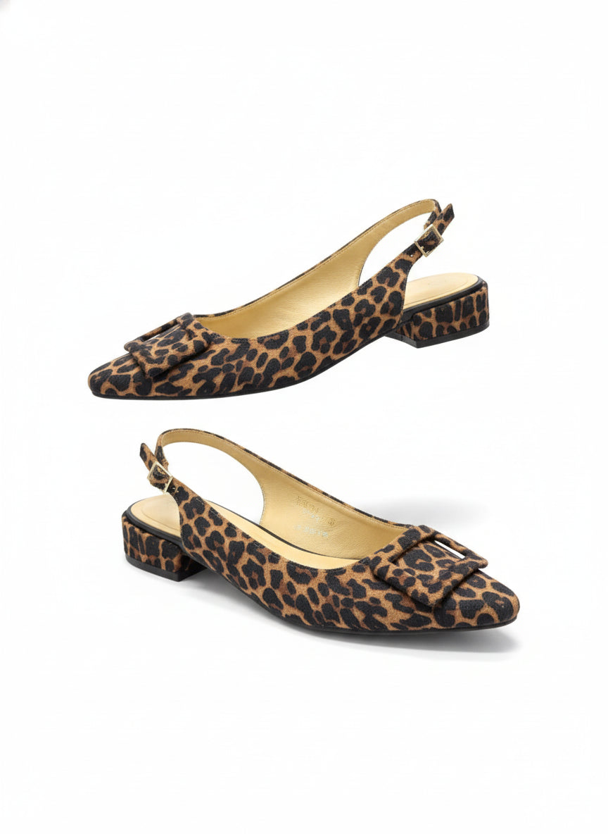 Chinese Laundry · Slingback Flats · 7.5 · Cheetah