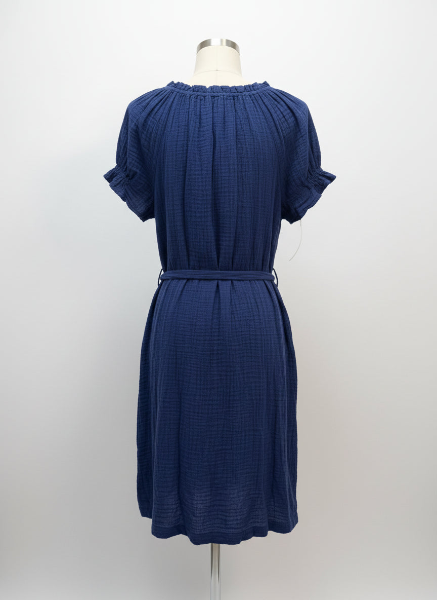 Tommy Bahama · Belted Dress · Small · Navy
