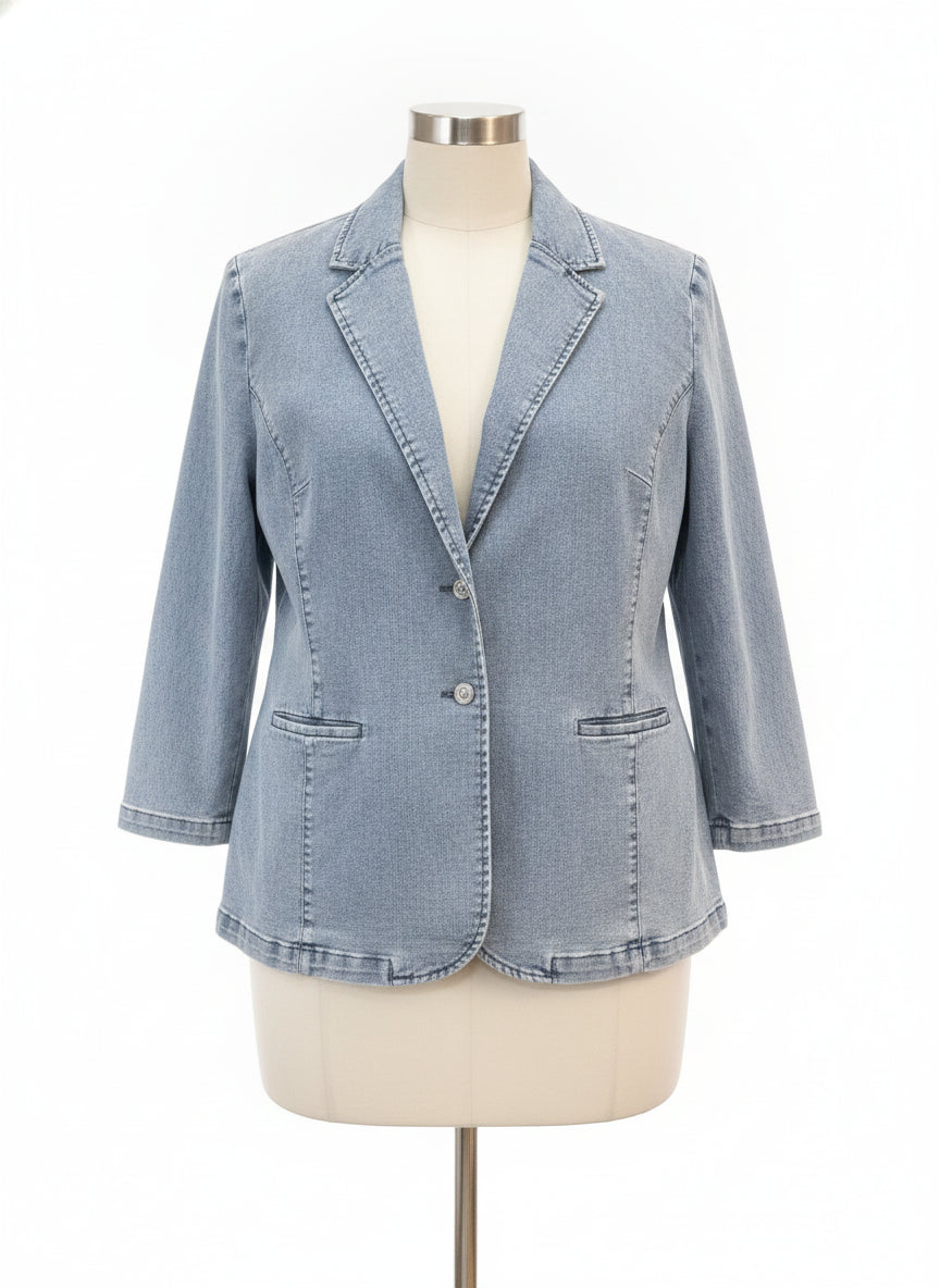 DG2 · DG2 Jean Jacket · 1X · Denim