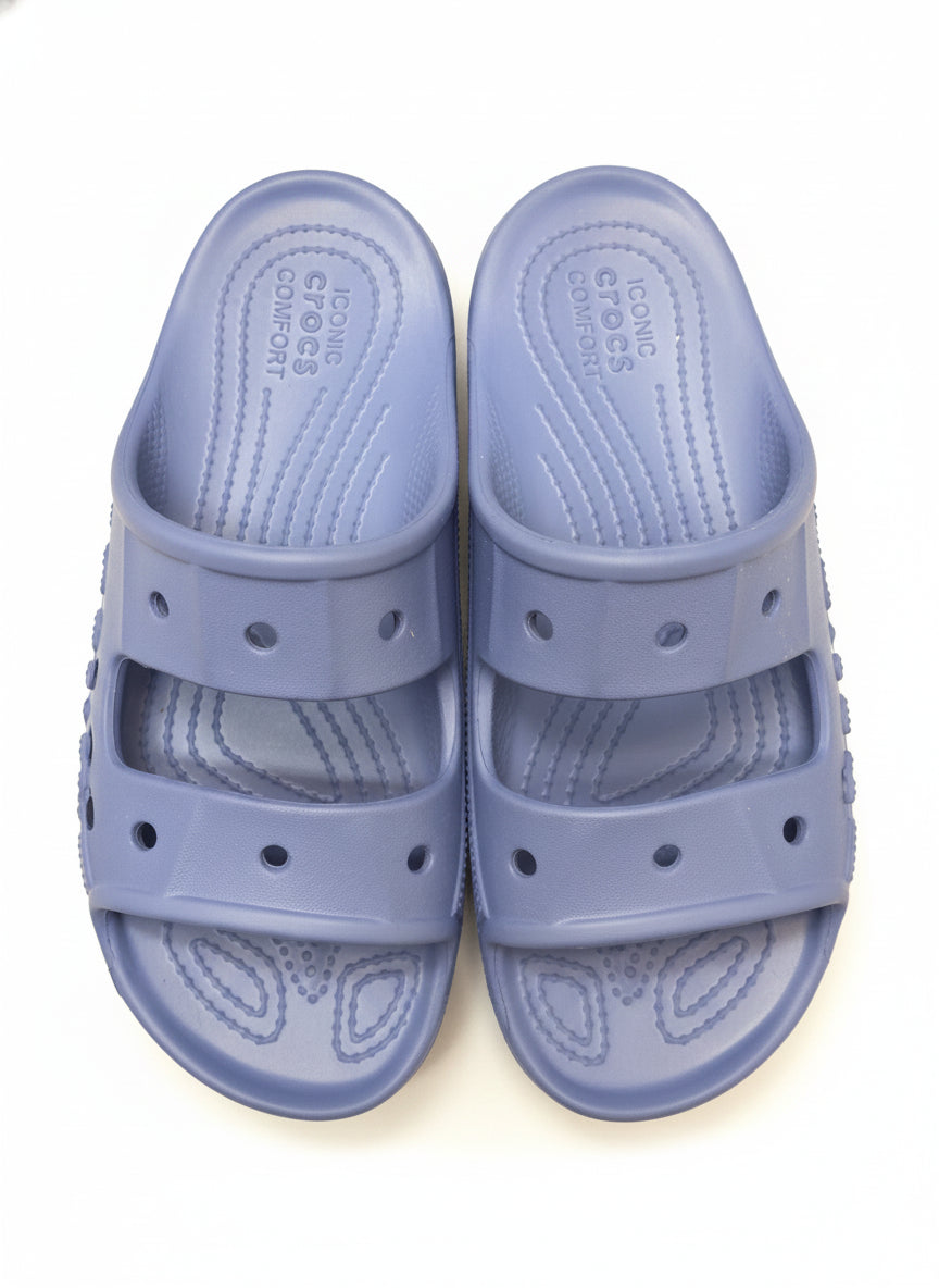 Crocs · Baya Slides · 9 · Periwinkle