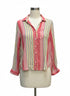 Velvet Heart · Roll Tab Shirt · M · RoseMulti