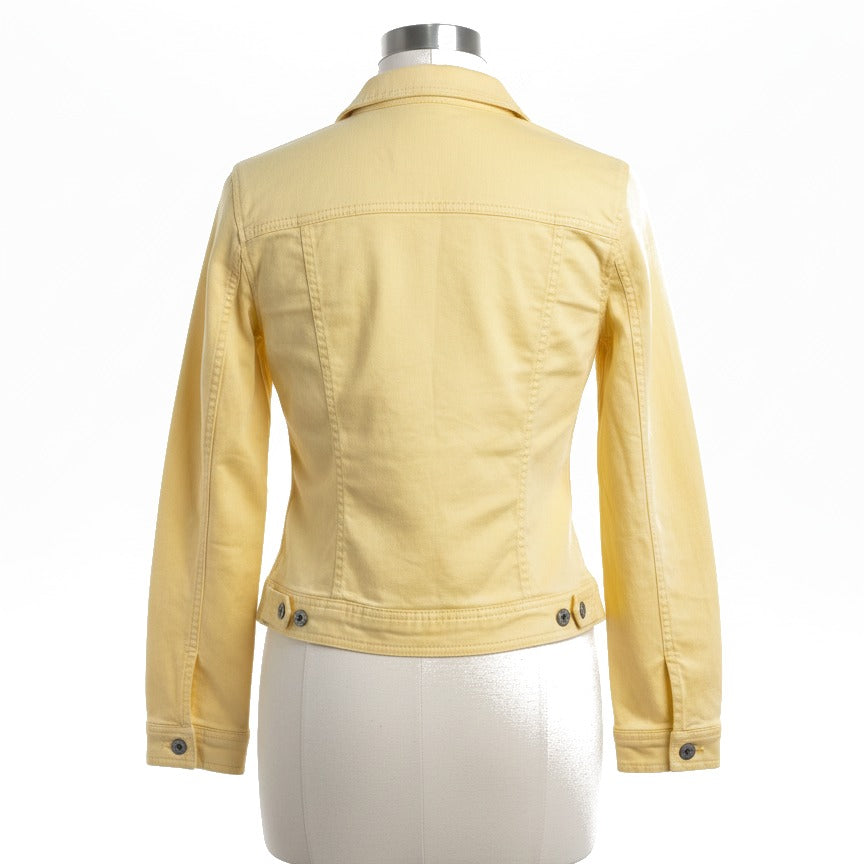 Talbots · Jean Jacket · Medium · Butter