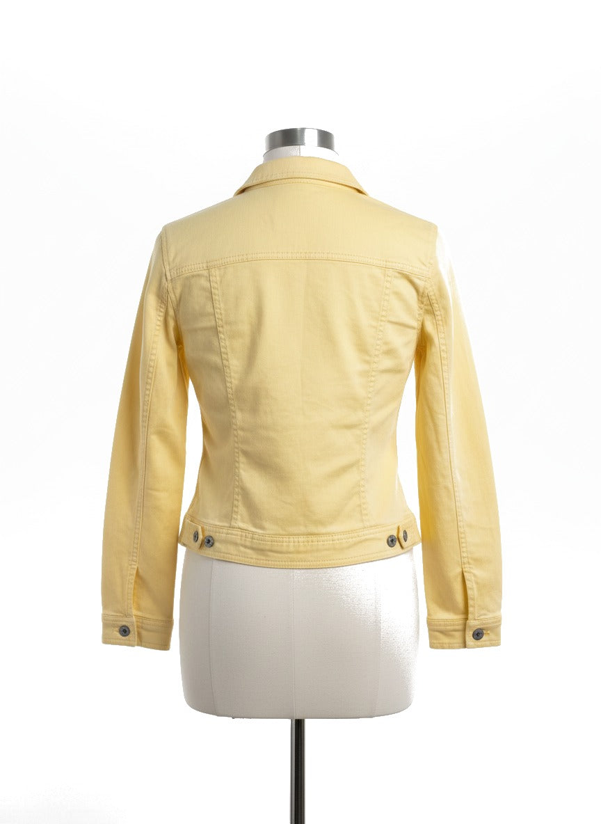 Talbots · Jean Jacket · Medium · Butter