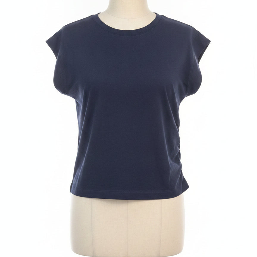 Madewell · Cap Sleeve Top · Large · Navy