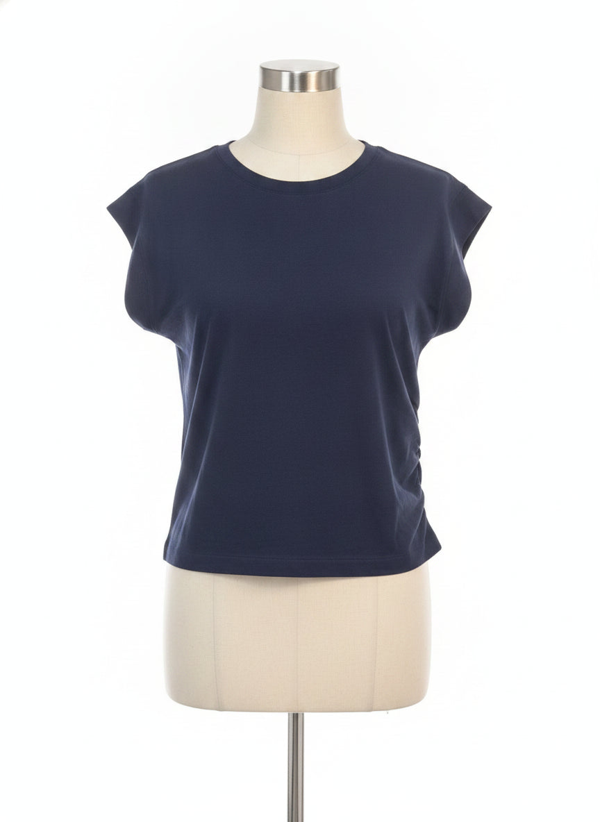 Madewell · Cap Sleeve Top · Large · Navy