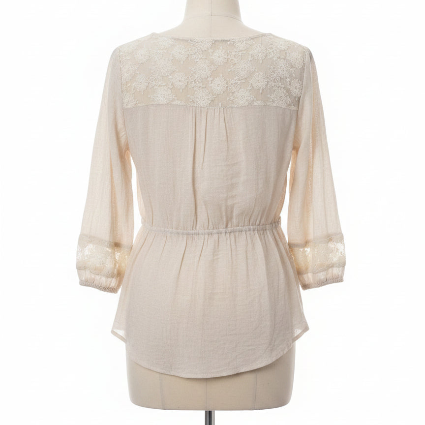 EAM · Blouse · Medium · Cream