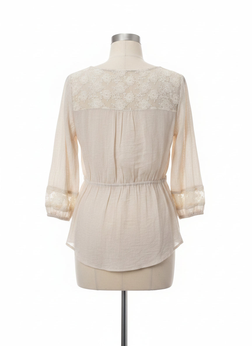 EAM · Blouse · Medium · Cream