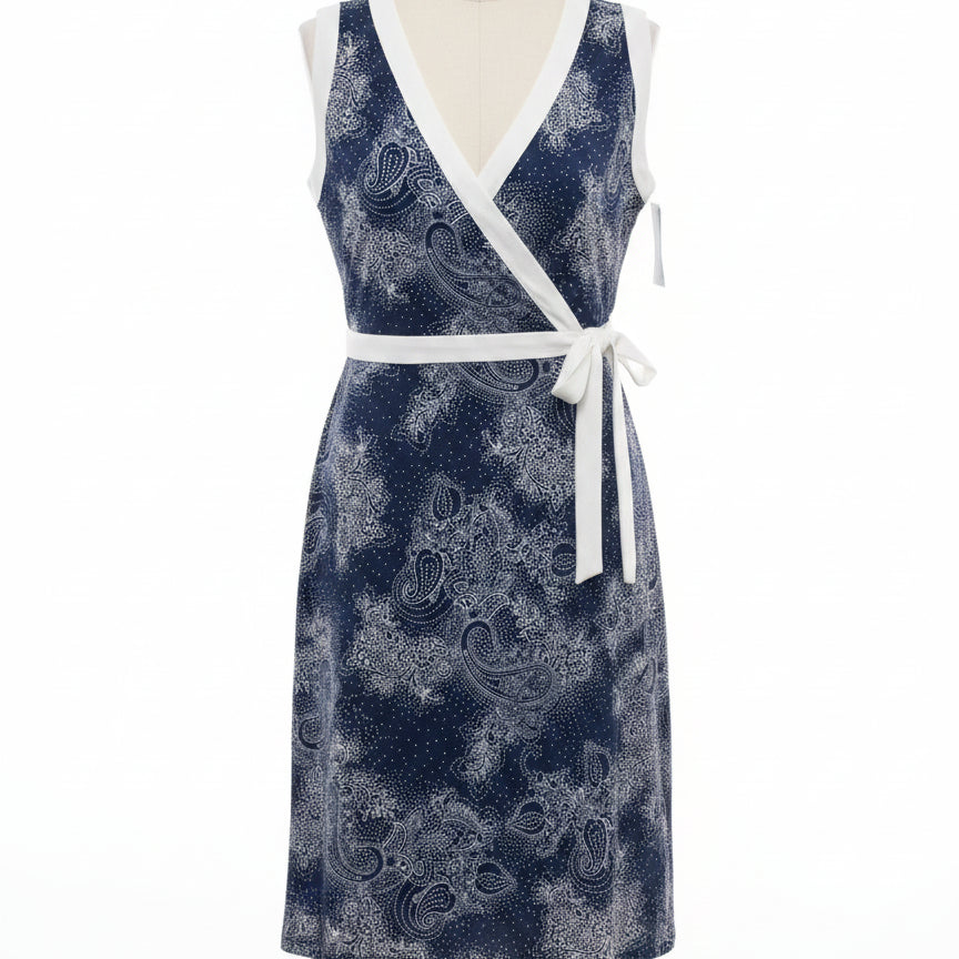 Tommy Hilfiger · Wrap Dress · 12 · Navy
