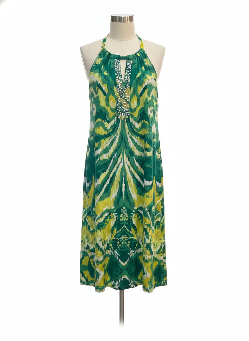 INC · Sleeveless Dress · 1X · YellowGrn