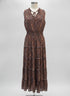 MSK · Sleeveless Dress · Medium · Navy Orange