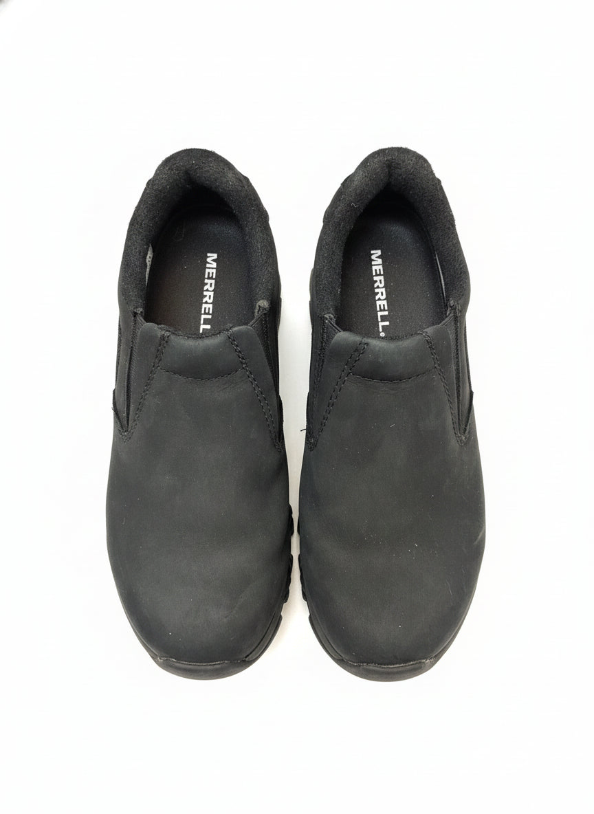 Merrell · Moab Adventure Hiking Shoes · 9Wide · Black Leather