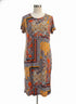 Haptics · Dress · 1X/2X · OrangeBlk